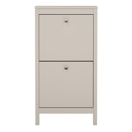 Madrid Shoe Cabinet 2 Flip Down Doors in Cashmere