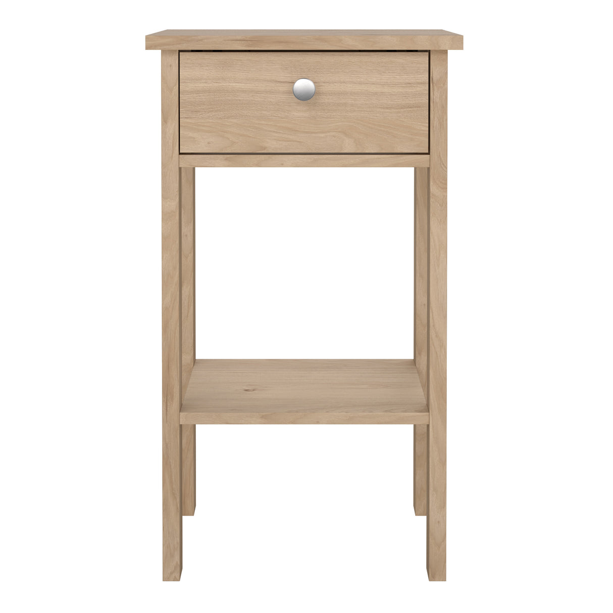 Madrid Bedside Table with 1 Drawers in Jackson Hickory Oak