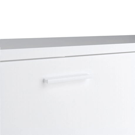 Media TV Unit with 2 Doors and 1 Drawer in White (147cm)