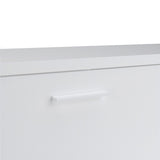 Media TV Unit with 2 Doors 1 Drawer 177cm White