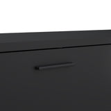 Media TV-unit with 2 doors + 1 drawer 177 cm Black