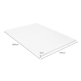 Memory Foam and Pressure Relief Mattress Topper with Washable Cover-Size 3