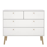 Cumbria Chest 2 + 2 Drawers White