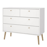 Cumbria Chest 2 + 2 Drawers White