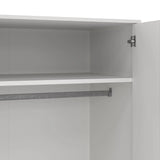 Cumbria Wardrobe with 2 Doors + 2 Drawers White