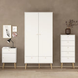 Cumbria Chest 5 Drawers White