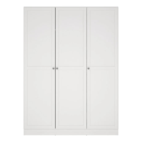 Brande Wardrobe with 3 Frame Doors in White