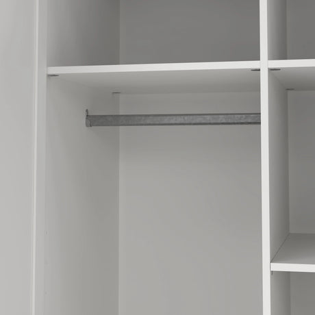 Brande Wardrobe 2 Frame Doors in White