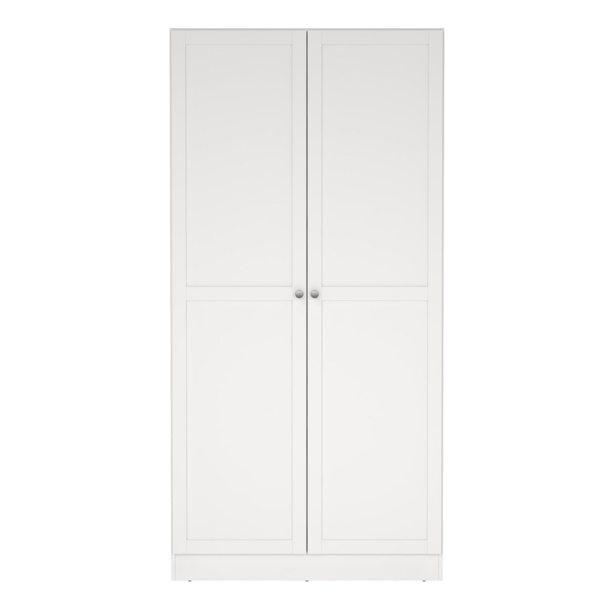 Brande Wardrobe 2 Frame Doors in White