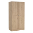 Brande Wardrobe with 2 frame doors in Jackson Hickory