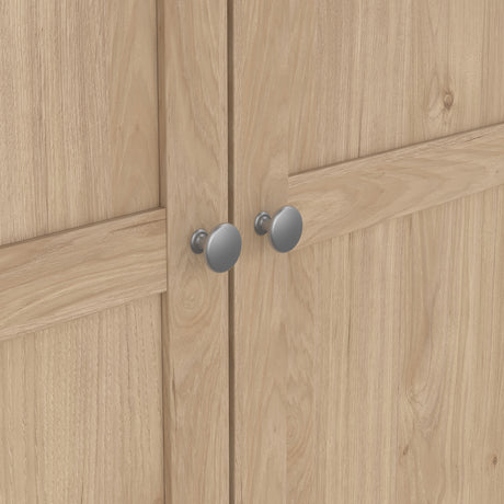 Brande Wardrobe with 2 frame doors in Jackson Hickory