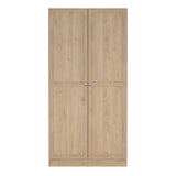 Brande Wardrobe with 2 frame doors in Jackson Hickory