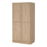 Brande Wardrobe with 2 frame doors in Jackson Hickory