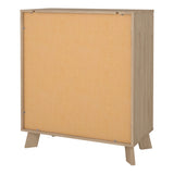Ikast Chest 3 Drawers In Jackson Hickory and White