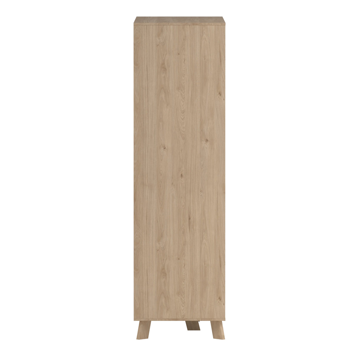 Ikast Wardrobe 3 Doors 2 Drawers with Mirror in Jackson Hickory and White