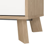 Ikast Sideboard 2 Doors 3 Drawers in Jackson Hickory and White