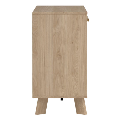 Ikast Sideboard 2 Doors 3 Drawers in Jackson Hickory and White