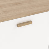 Ikast Sideboard 2 Doors 1 Drawer in Jackson Hickory and White