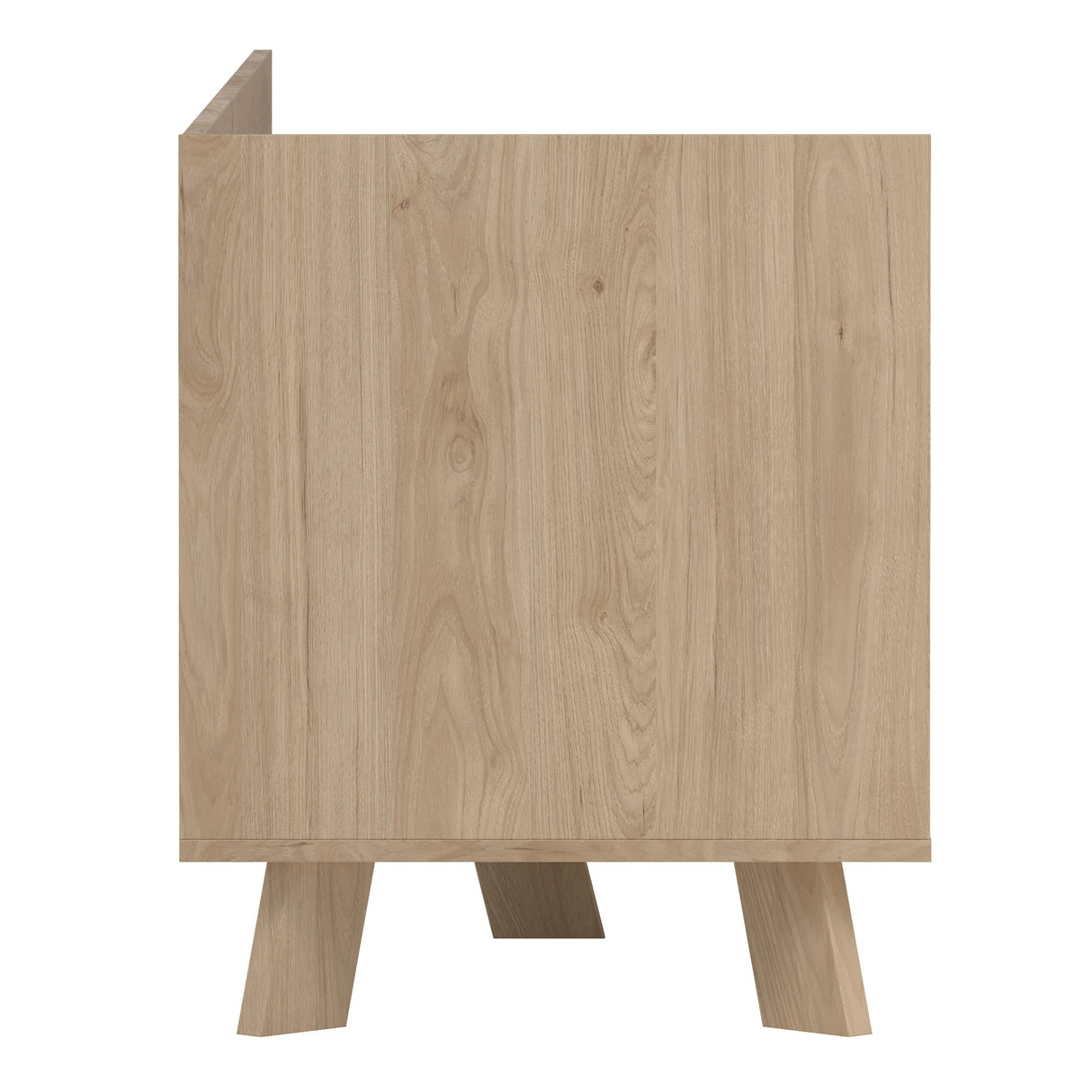 Ikast TV Unit 1 Door 2 Drawers in Jackson Hickory and White