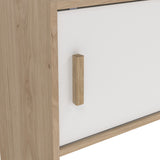 Ikast TV-Wall unit with 2 sliding doors In Jackson Hickory and White
