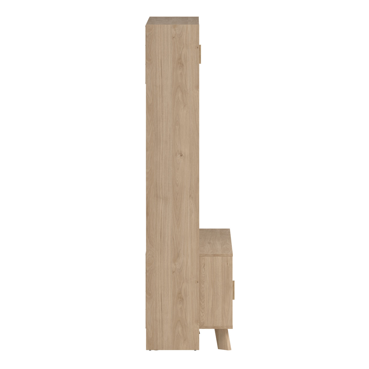 Ikast TV-Wall unit with 2 sliding doors In Jackson Hickory and White