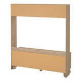 Ikast TV-Wall unit with 2 sliding doors In Jackson Hickory and White