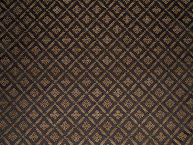 Damask Trellis Noir / SR14288 (Per Metre)