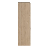 Line Wardrobe with 2 Sliding Doors 1 Sliding Door with Mirror in Jackson Hickory Oak