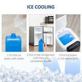 HOMCOM Portable Air Cooler, 6L Tank Humidifier Evaporative Ice Cooling Fan Water Conditioner Unit with 3 Modes, 3 Speed, Remote, Timer, Oscillating for Home Bedroom, White