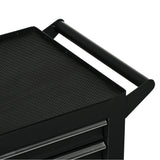 DURHAND 7-Drawer Tool Box on Wheels, Lockable Tool Cabinet with EVA Pat & Ball Bearing, Matte Black