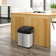 HOMCOM 20L LUXURY Automatic Sensor Dustbin Kitchen Waste Bin Rubbish Trashcan Auto Dustbin Stainless Steel with Bucket 33*25*42.5CM