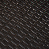 Outsunny 2 Pieces Outdoor PE Rattan Dining Chairs Set with Cushion, Garden Armchair with Armrests, High Backrest, Metal Frame Patio Wicker Furniture, Coffee