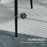 HOMCOM Dining Chairs Set of 4, Upholstered Linen Fabric Kitchen Chairs with Metal Legs for Living Room Dining Room, Light Grey