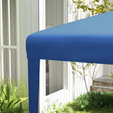 Outsunny 2.7m x 2.7m Garden Gazebo Marquee Party Tent Wedding Canopy Outdoor(Blue)