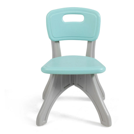 3 Sets of Table and Chairs with Detachable Storage Boxes Design for Kids Green