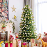 6ft Christmas Tree Suitable for Indoor and Outdoor Use