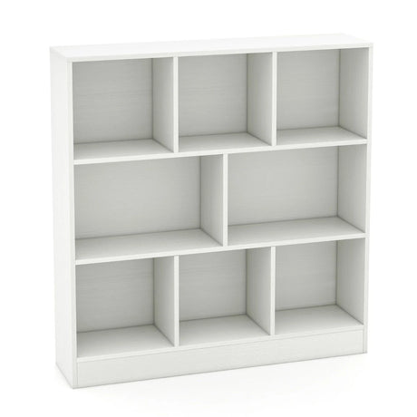 3-Tier Freestanding Storage Organizer with 2 Anti-Tipping Kits-White