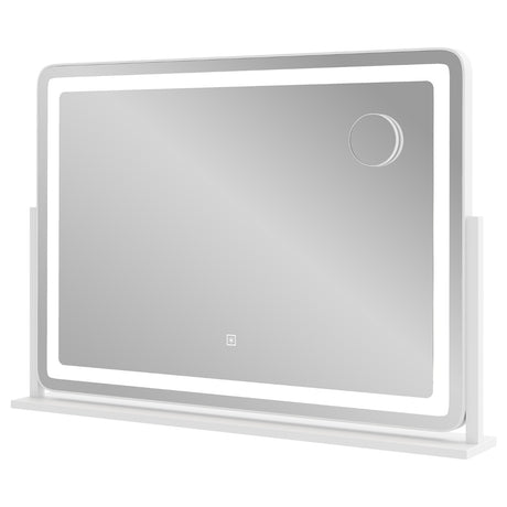 80 x 55 CM Large Vanity Mirror with Touch Control and 3-Color Lighting Mode-White