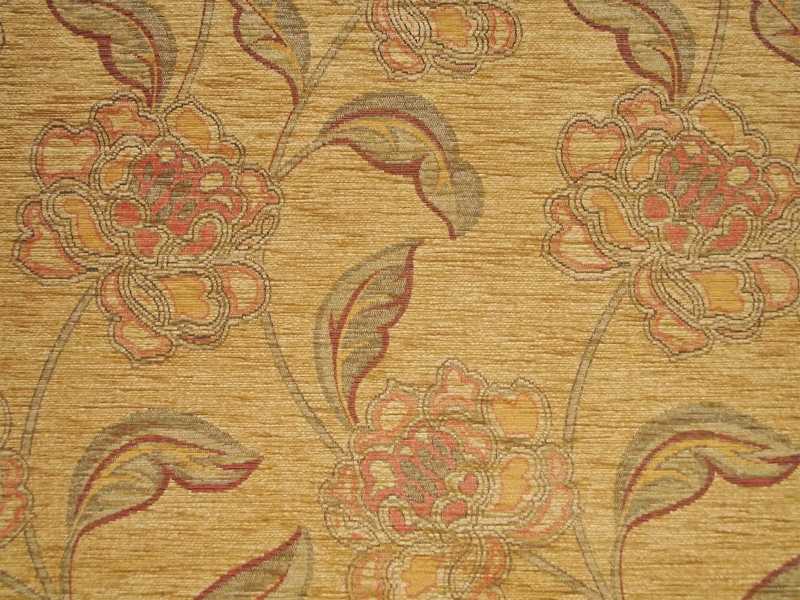 Maida Vale Floral Gold / SR14601 (Per Metre)