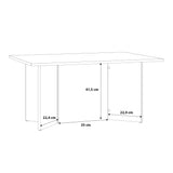 Karon Coffee Table in Sonoma Oak