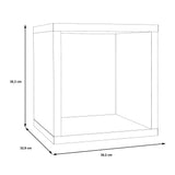 Mauro 1 Shelf Storage Unit in Matt White