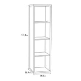 Mauro 3 Shelves Storage Unit in Sonoma Oak