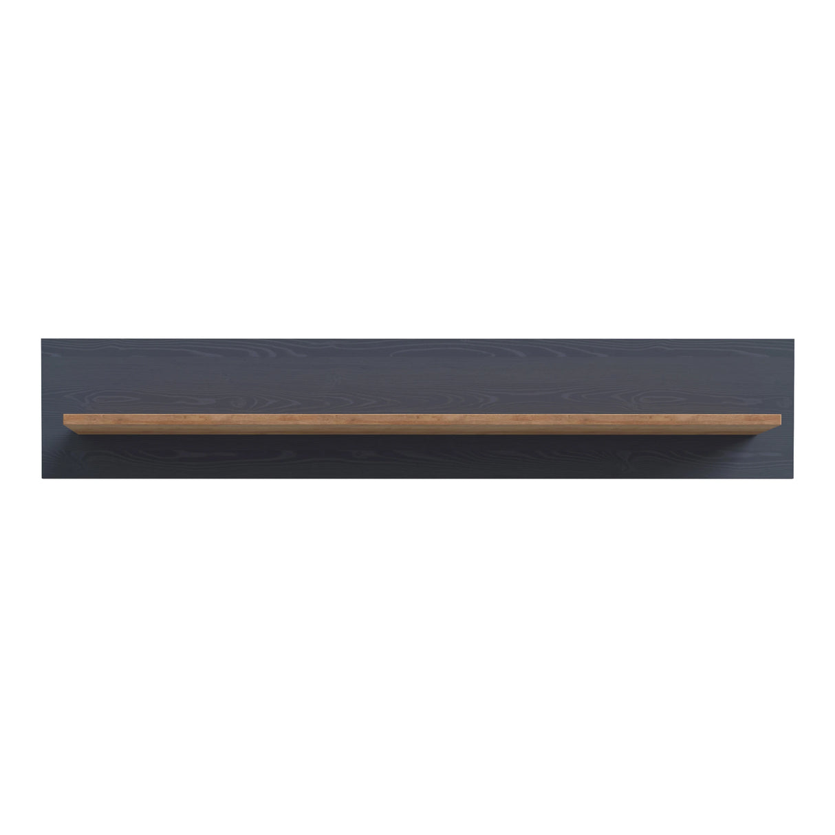 Bohol Wall Shelf 160cm in Navy and Oak
