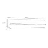 Bohol Wall Shelf 160cm in Navy and Oak