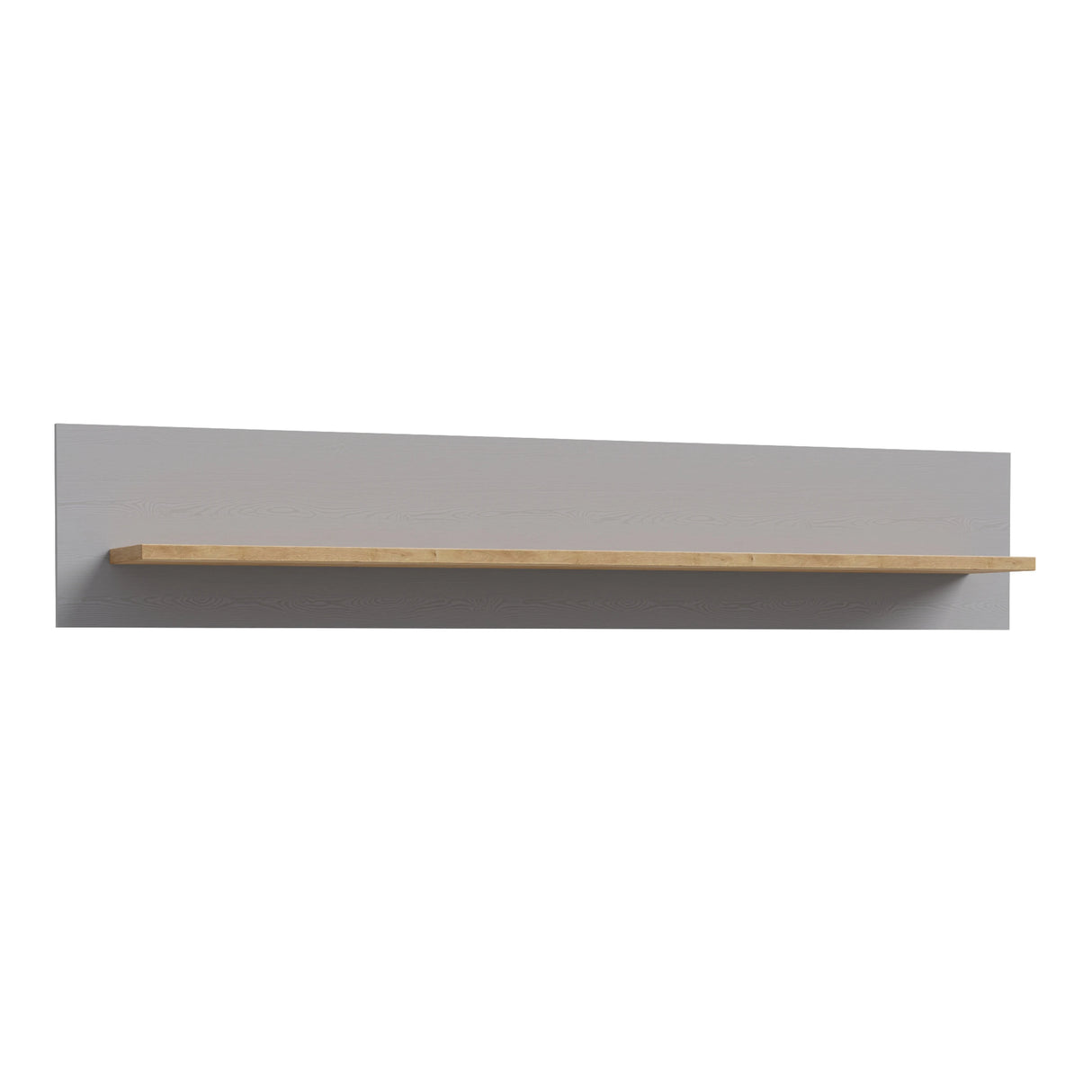 Bohol Wall Shelf 160cm in Grey and Oak