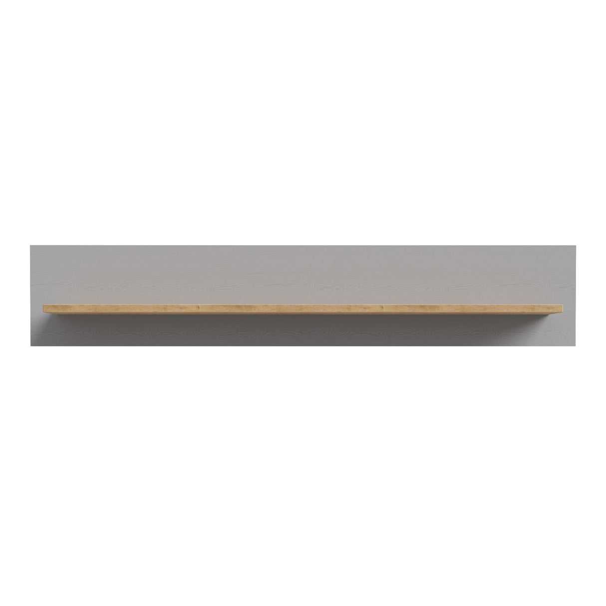 Bohol Wall Shelf 160cm in Grey and Oak
