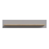 Bohol Wall Shelf 160cm in Grey and Oak