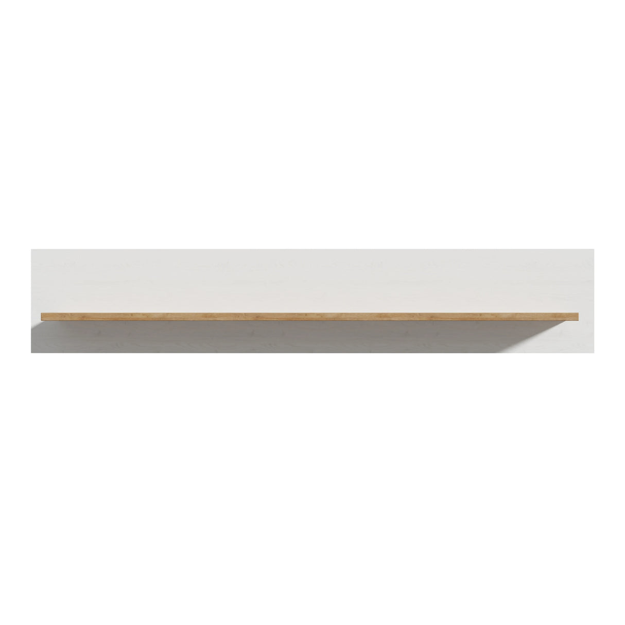 Bohol Wall Shelf 160cm in White and Oak