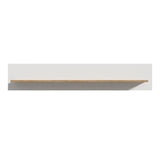 Bohol Wall Shelf 160cm in White and Oak