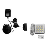 Bohol TV Unit with LED Light in Navy Riviera Oak